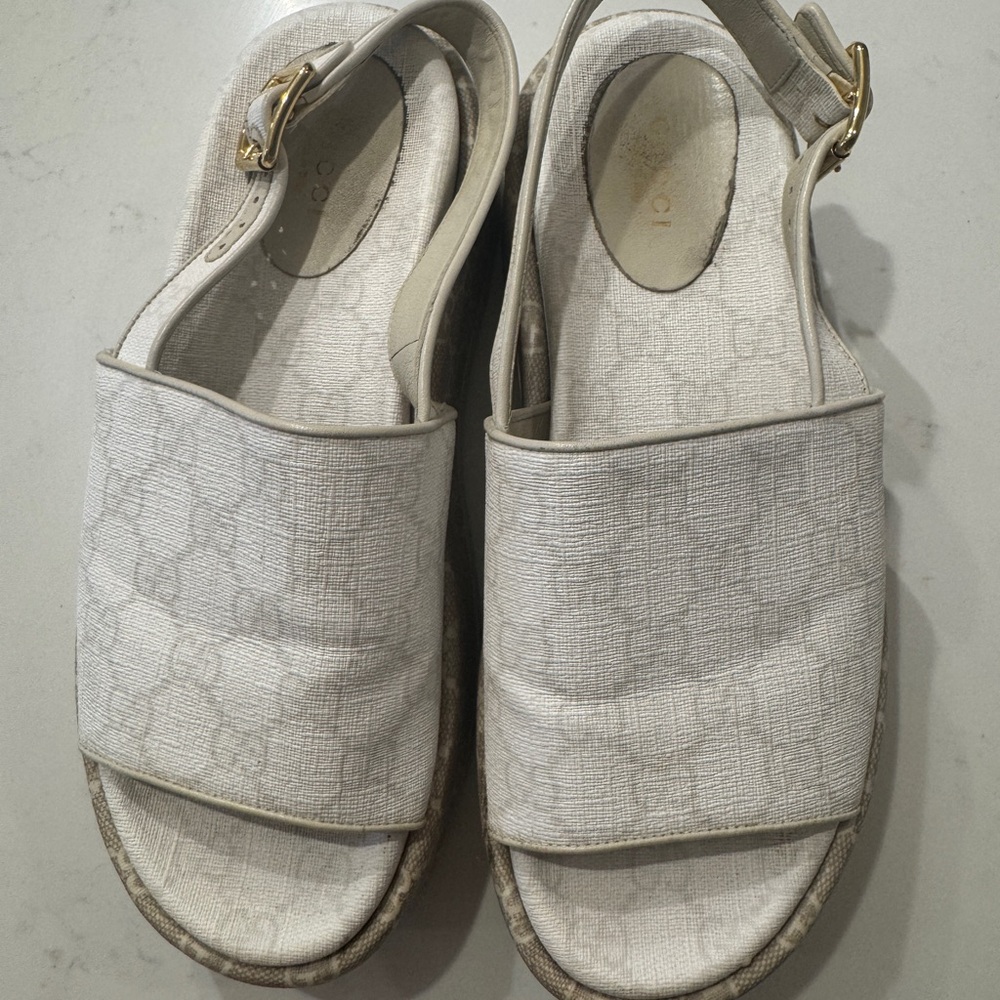 Gucci white sandals - Picture 4 of 9